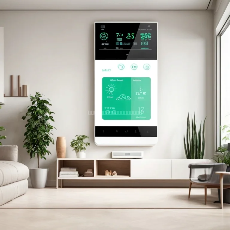 エネルギー効率の良い気候制御技術の図解